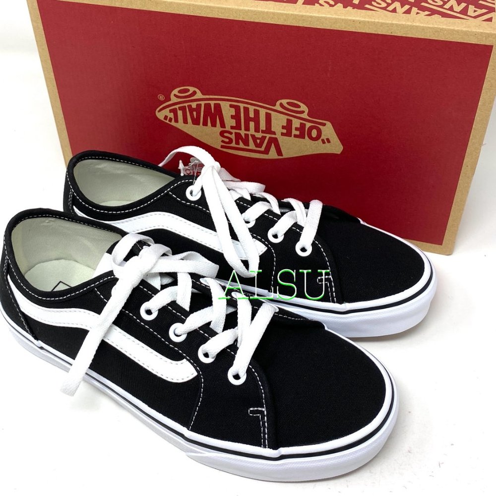 VANS Filmore Low Top Decon Canvas Black Men’s Size - Picture 7 of 9